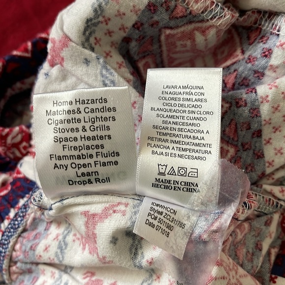 Lanz of Salzburg Sz L Women’s Reindeer Fair Isle Pajama PantS ONLY - Picture 9 of 13